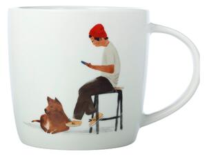 HRNČEK NA KÁVU kostný porcelán (bone china) keramika Maxwell & Williams - Jedálenské sety