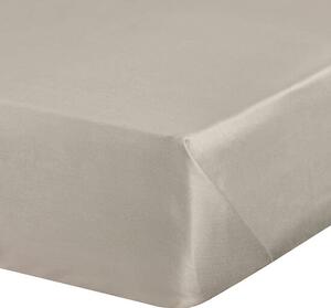 SATÉNOVÉ PRESTIERADLO DINA 180X200 CM BÉŽOVÉ