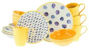 KOMBINOVANÝ SERVIS, 16-dielne, kamenina Creatable - Online Only bytové doplnky, Online Only