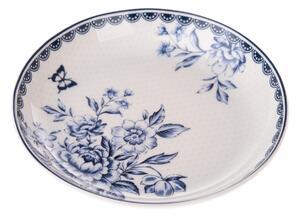 Porcelánový hlboký tanier Blue Rose, 14,5 cm