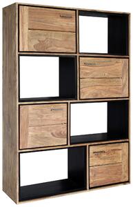 REGÁL NA ŠANÓNY, indický palisander, farba indického palisandra, 120/175/40 cm Livetastic - Online Only kancelárie, Online Only