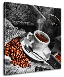 Obraz na plátne Káva arabica Veľkosť: 20 x 30 cm
