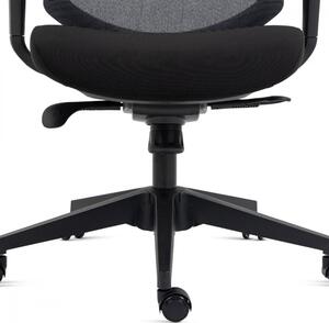 Kancelárska ergonomická stolička NAVIA — látka, čierna