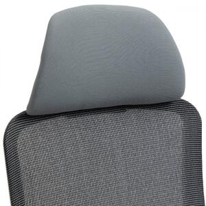 Kancelárska ergonomicka stolička NAVIA — látka, sivá