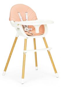 Jedálenská stolička pre deti 2v1 Ecotoys, 004 Pink