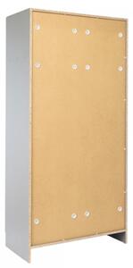 Drevená šatníková skriňa Visio LUX, 90 x 45 x 185 cm, cylindrický zámok