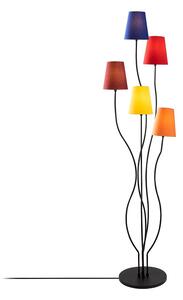 Dizajnová stojanová lampa Daneil 160 cm viacfarebná