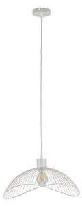 Závesné osvetlenie v škandinávskom štýle NUNEZ, biele, 50cm