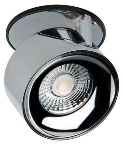 LED2 21507335DT KLIP zápustné bodové svietidlo nastaviteľné LED D77mm 11W/770lm 3000K TRIAC čierna, chróm