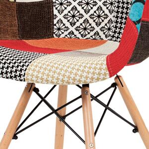 Retro stolička v žiadanom prevedení patchwork (a-755 patchwork)
