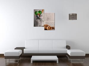 Gario 2 dielny obraz na plátne Kávová rozkoš Veľkosť: 60 x 60 cm