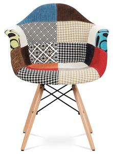 Retro stolička v žiadanom prevedení patchwork (a-755 patchwork)