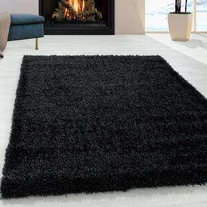 Ayyildiz Kusový koberec BRILLIANT 4200, Čierna Rozmer koberca: 80 x 150 cm