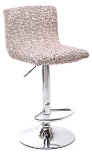 Návlek na barovú stoličku CYPRUS Farba: béžovo-bordová