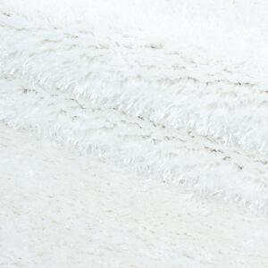 Ayyildiz Kusový koberec BRILLIANT 4200, Okrúhly, Snehová Biela Rozmer koberca: 80 cm KRUH