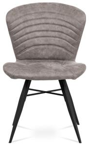 Moderná jedálenská stolička s okúzľujúcim dizajnom v lanýžovej farbe (a-442 lanýžová)
