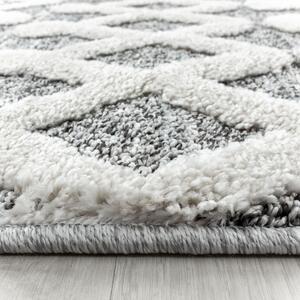 Ayyildiz Kusový koberec PISA 4710, Okrúhly, Sivá Rozmer koberca: 80 cm KRUH