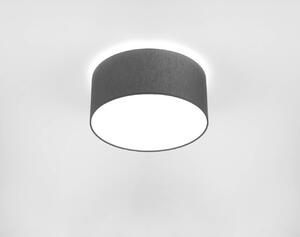 LED prisadené osvetlenie CAMERON, sivé, E27, 2x25W, 35cm, guľaté