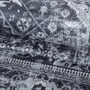 Ayyildiz Kusový koberec FIESTA 4301, Čierna Rozmer koberca: 140 x 200 cm