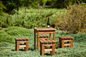 Drevená záhradná zostava PROWOOD z ThermoWood - SET S5 - Samostatný set