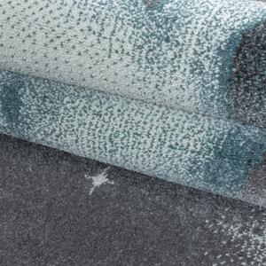 Ayyildiz Detský kusový koberec BAMBI 0810, Okrúhly, Modrá Rozmer koberca: 120 cm KRUH