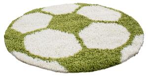 Ayyildiz Dětský Dětský kusový koberec FUN 6001, kulatý, Zelená Rozmer koberca: 100 cm KRUH