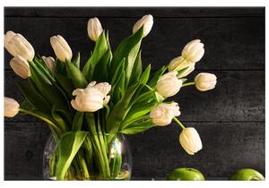 Gario Obraz na plátne Krémové tulipány Veľkosť: 70 x 50 cm