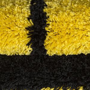Ayyildiz Detský Detský kusový koberec FUN 6001, Okrúhly, Žltá Rozmer koberca: 100 cm KRUH
