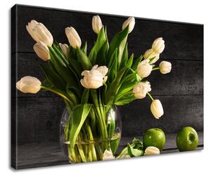 Gario Obraz na plátne Krémové tulipány Veľkosť: 60 x 40 cm