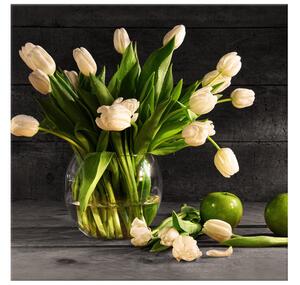Gario Obraz na plátne Krémové tulipány Veľkosť: 100 x 70 cm