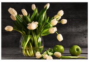 Gario Obraz na plátne Krémové tulipány Veľkosť: 30 x 20 cm