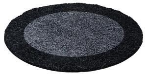 Ayyildiz Kusový koberec LIFE 1503, Okrúhly, Antracitová Rozmer koberca: 120 cm KRUH
