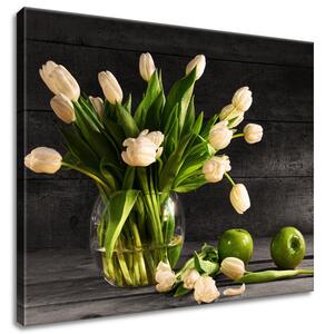 Gario Obraz na plátne Krémové tulipány Veľkosť: 60 x 50 cm