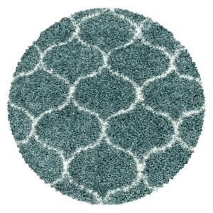 Ayyildiz Kusový koberec SALSA 3201, kulatý, Modrá Rozmer koberca: 80 cm KRUH