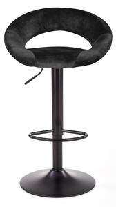 HALMAR Barová stolička H102 čierna