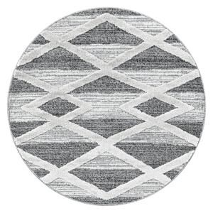 Ayyildiz Kusový koberec PISA 4709, kulatý, Šedá Rozmer koberca: 80 cm KRUH
