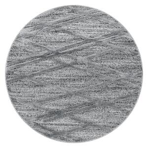 Ayyildiz Kusový koberec PISA 4706, Okrúhly, Sivá Rozmer koberca: 80 cm KRUH