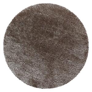 Ayyildiz Kusový koberec BRILLIANT 4200, kulatý, Taupe Rozmer koberca: 120 cm KRUH