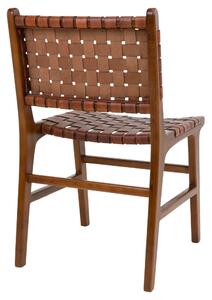 Jedálenská stolička PIREGAO hnedá