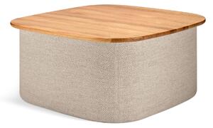 LD SEATING - Stolík DAFNA DAF-T320-U-W s drevenou doskou