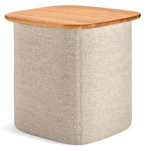 LD SEATING - Stolík DAFNA DAF-T420-U-W s drevenou doskou