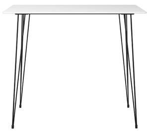Barový stolík biely 120x60x105 cm
