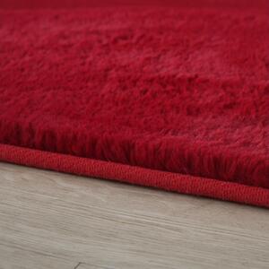 Ayyildiz Kusový koberec POUFFY 5100, Červená Rozmer koberca: 80 x 150 cm