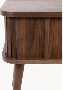 Drevený nočný stolík s drážkovanou prednou časťou Barbier