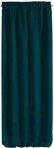Tmavo zelený zatemňovací záves so zavesením na štipce 140x270 cm