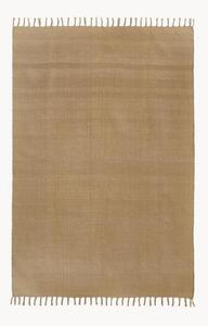 Tenký ručne tkaný bavlnený koberec Agneta