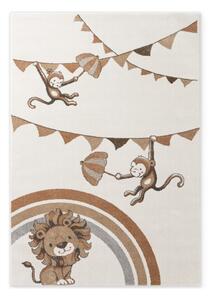 Krémový detský koberec 160x230 cm Roar like a Lion Rainbow Party – Villeroy&Boch