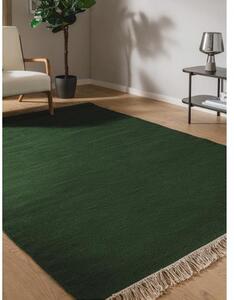 Ručne tkaný vlnený koberec so strapcami Liv
