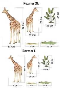 Nálepky na stenu Žirafy