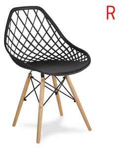 Dekorstudio Dizajnová stolička OSLO čierna Počet stoličiek: 1ks